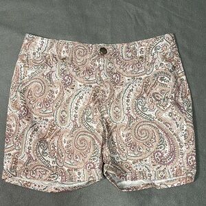 Brandolino Mandie Paisley Print Women's Shorts Sz 8P EUC